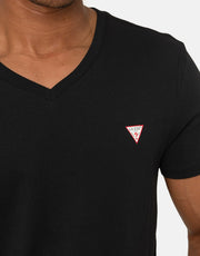 Guess V-Neck Core T-Shirt Black