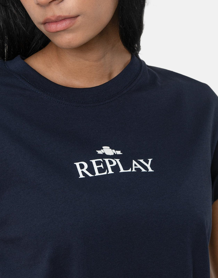 Replay Organic Cotton Archive Logo T-Shirt