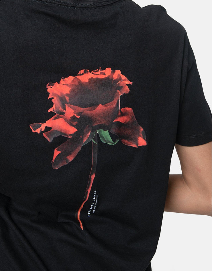 Replay Rose Label Black T-Shirt