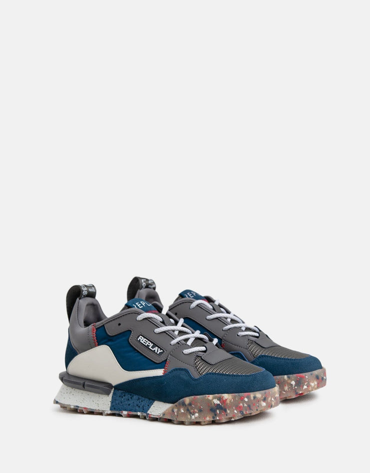 Replay Field Classic Blue/Grey Sneakers