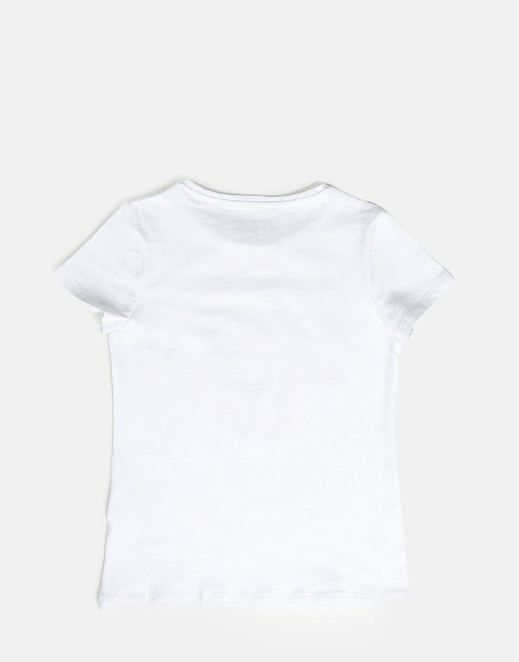 Guess Kids Short Sleeve T-Shirt White