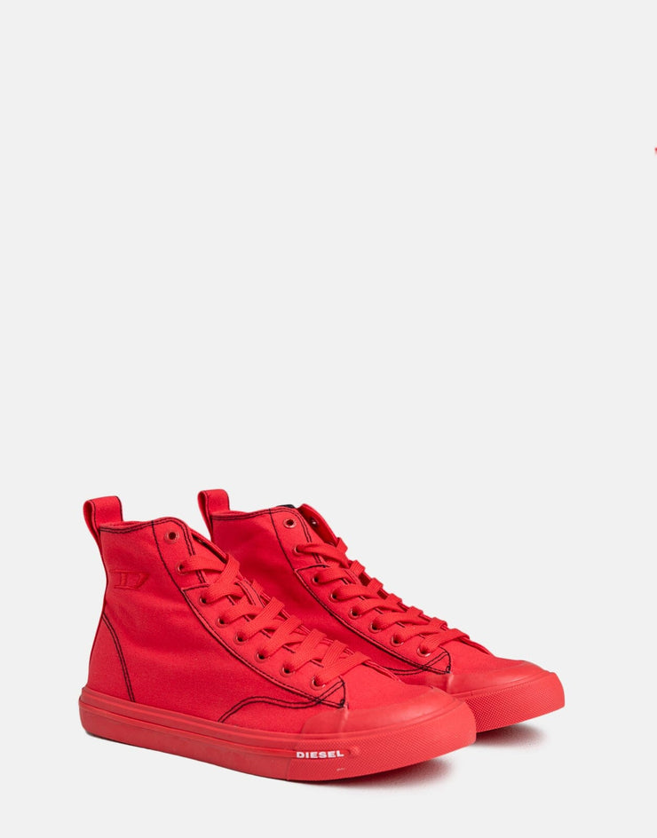 Diesel S-Athos Mid Red Sneakers