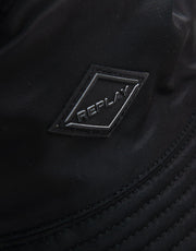 Replay Triangle Logo Black Bucket Hat