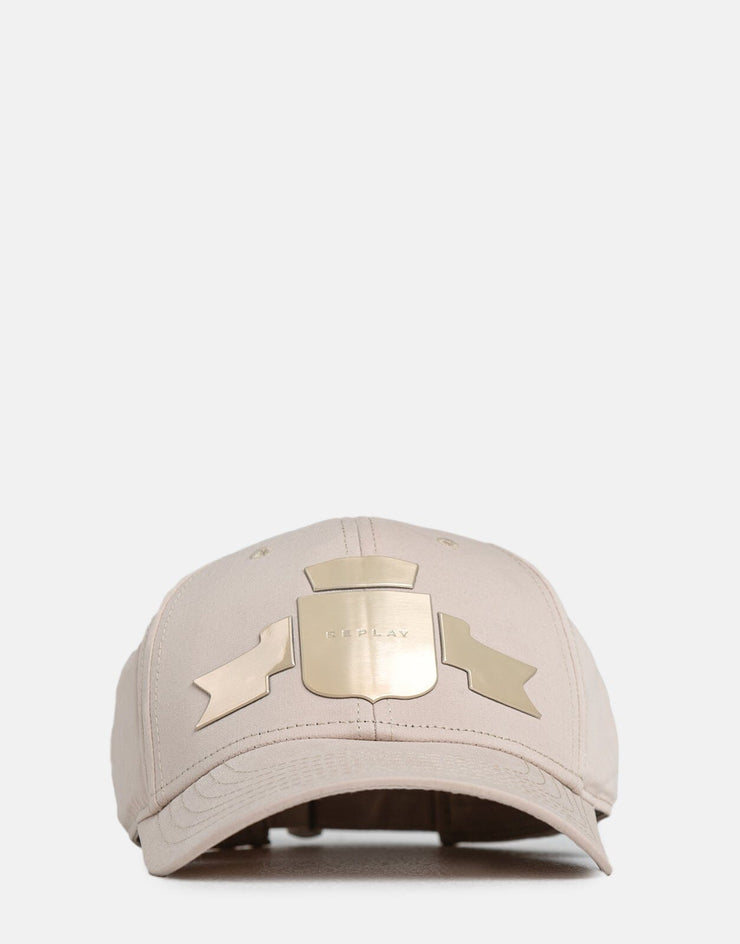 Replay Beige Archive Logo Cap