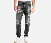 Replay Johnfrus Broken Edge Jeans Black Wash