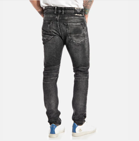 Replay Johnfrus Broken Edge Jeans Black Wash