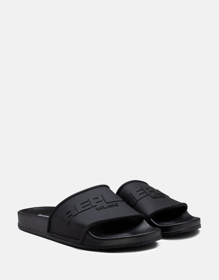 Replay Up Ladies Embossed Slides