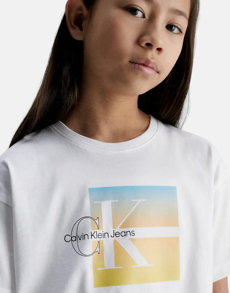 Calvin Klein Kids Summer Gradient Graphic T-Shirt