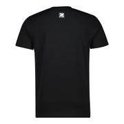 ETHAN CREW NECK LOGO TEE BLACK