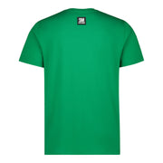 LUCCA GREEN CREW NECK LOGO TEE