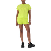 HANNAH BOXY LOGO TEE CITRONELLA