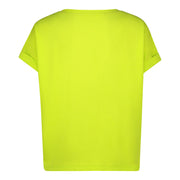 HANNAH BOXY LOGO TEE CITRONELLA