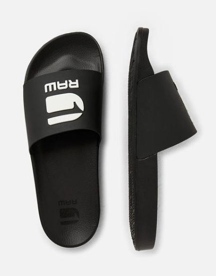 G-STAR RAW BLACK SANDALS