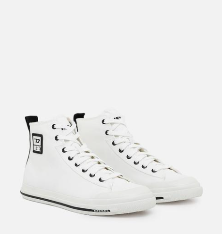 Diesel astico mid cut sneakers - white