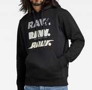 G-Star Triple raw. hooded sweater - dk black