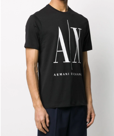 Armani Exchange logo print short-sleeve T-shirt