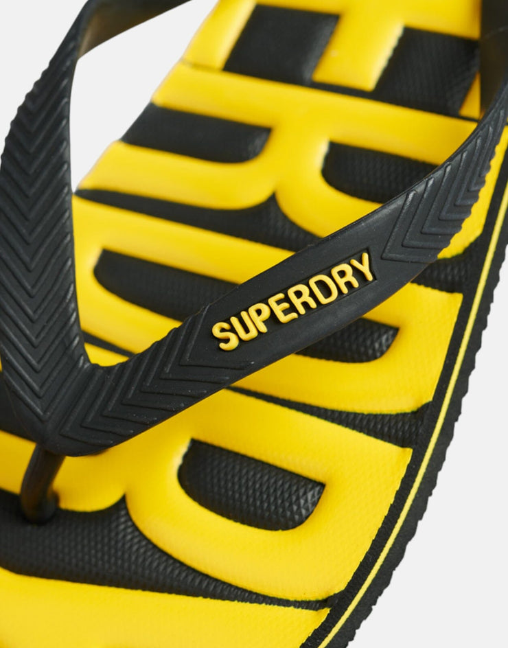 Superdry Vegan Flip Flop Black