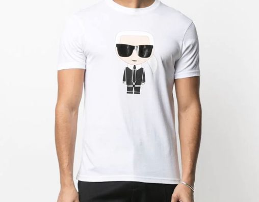 Karl Lagerfeld White Ikonic T-shirt