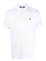 Karl Lagerfeld Ikonik 2.0 embroidered polo shirt