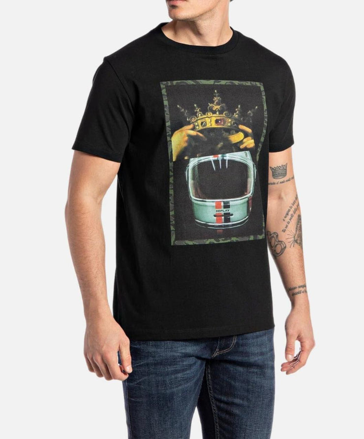 Replay Crowned Helmet T-Shirt