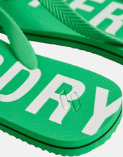 Superdry Essential Flip Flop Bright Green